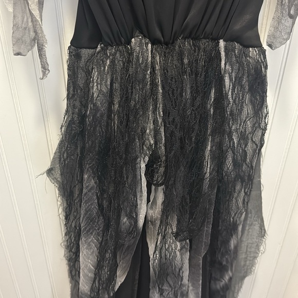 Girls Cemetery Corpse Bride Halloween Costume Size Large 10-12 Kids - Picture 9 of 12